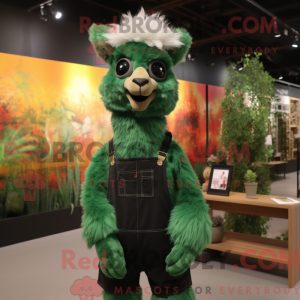 Forest Green Alpaca mascot...