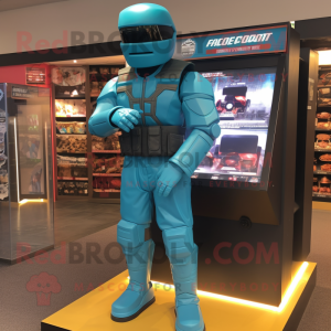 Postava maskota Teal Gi Joe...