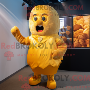 Máscara de batata dourada...