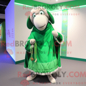 Grønne får maskot kostume...
