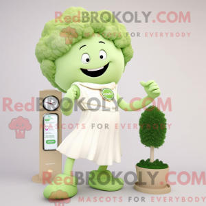 Cream Broccoli mascot...