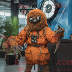 Rust Spider mascottekostuum...