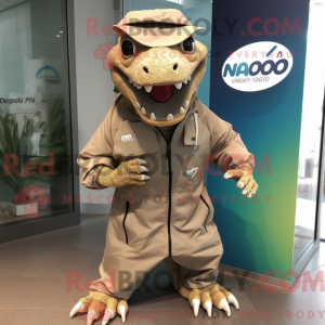 Figura de máscara de dragão...