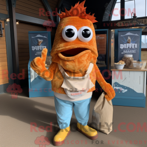Rust Fish And Chips mascot...