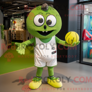 Olive Handball Ball mascot...