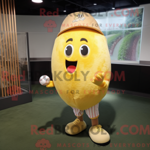 Gold Beet-mascottekostuum...
