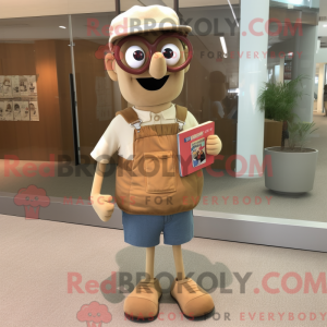 Tan Lasagna mascottekostuum...