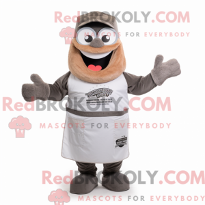 Gray Bbq Ribs mascot...