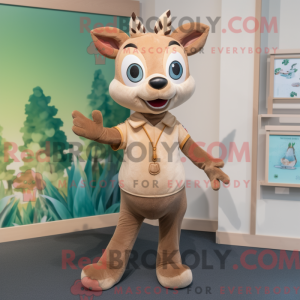 Disfraz de mascota Tan Deer...
