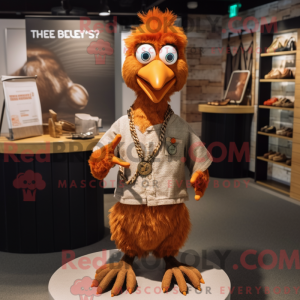 Rust Hens maskotdraktfigur...
