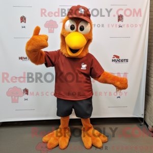 Rust Hens maskotdraktfigur...