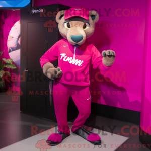 Magenta Puma máscara...
