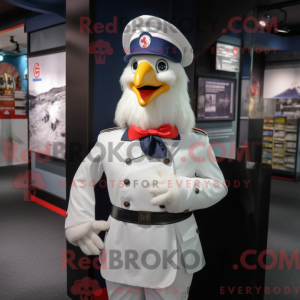 White Roosters maskot...