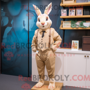 Mascotte de lapin sauvage...