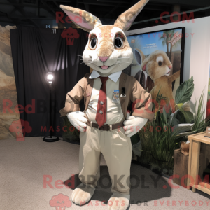 Mascotte de lapin sauvage...