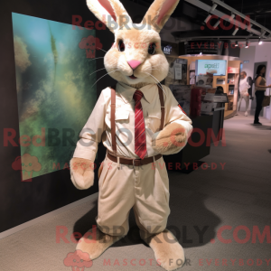 Mascotte de lapin sauvage...