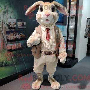 Mascotte de lapin sauvage...