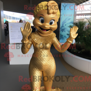 Disfraz de mascota sirena...