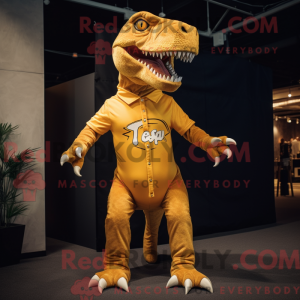 Złota maskotka T Rex w...