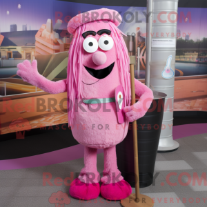 Maskottchenkostüm Rosa...