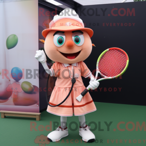 Peach Tennis Racket...