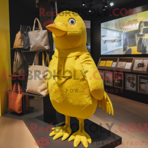 Gul Blackbird maskot...