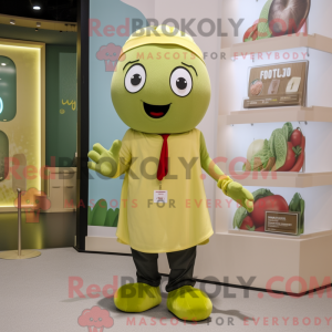 Olive Aglet mascottekostuum...