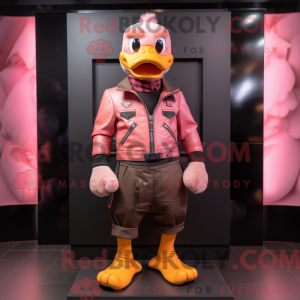 Maskottchenkostüm Pink Duck...