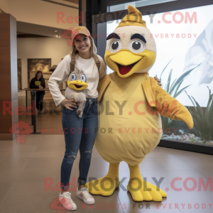 Disfraz de mascota canario...