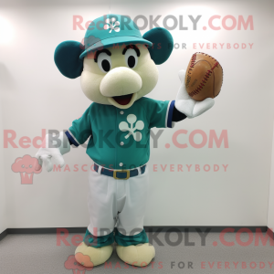Teal Four Leaf Clover...