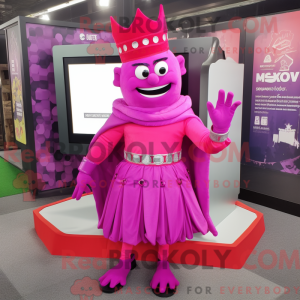 Disfraz de mascota Magenta...