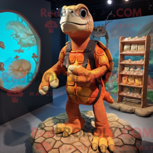 Rust Sea Turtle maskot...