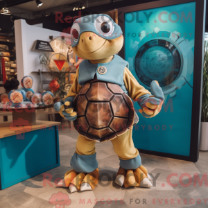 Rust Sea Turtle maskot...