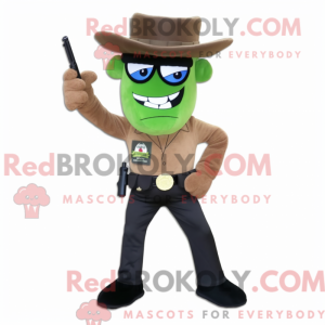 Brown Green Beret mascot...