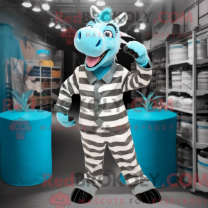 Disfraz de mascota Cyan...