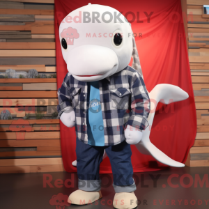 Navy Beluga Whale maskot...