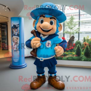 Blue But mascot costume...