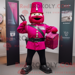 Magenta brytyjska maskotka...
