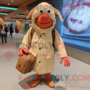 Tan Lobster Bisque mascot...
