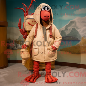 Tan Lobster Bisque maskot...