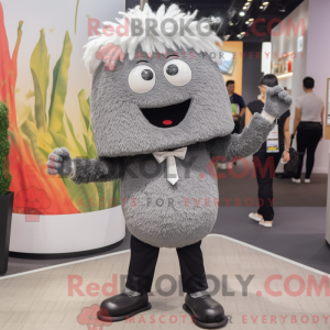 Grey Fried Rice maskot...