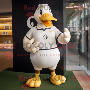 Cream Goose máscara...
