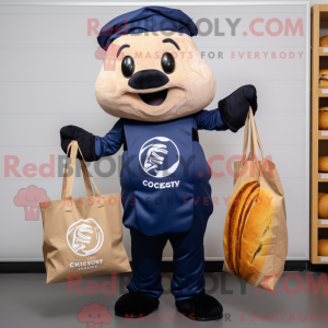 Navy Croissant maskot...