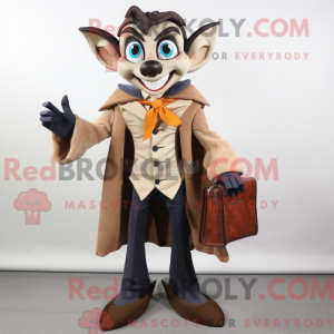 Tan vampier mascottekostuum...