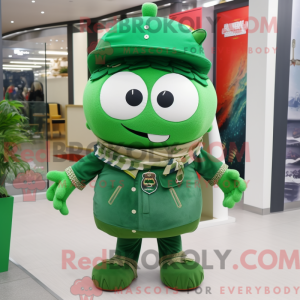 Costume mascotte Gyro vert...