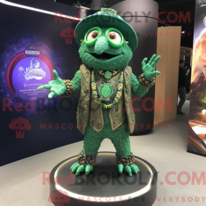 Costume mascotte Gyro vert...