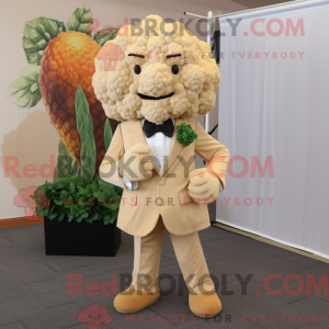 Tan Cauliflower mascot...