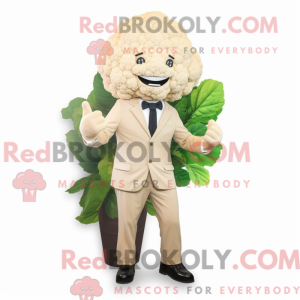 Tan Cauliflower mascot...