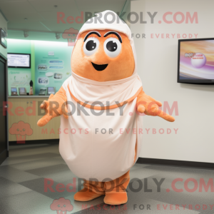 Peach Gyro mascottekostuum...