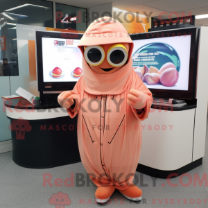 Costume de mascotte Peach...
